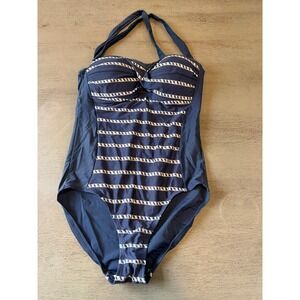 blue MERONA  one piece swimsuit size medium